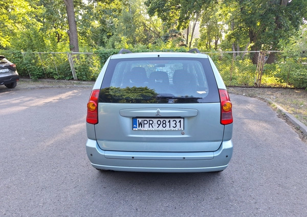 Mitsubishi Space Star cena 2250 przebieg: 218000, rok produkcji 2004 z Warszawa małe 92